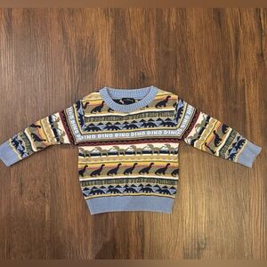 Next Kids' Dinosaur Knit Sweater